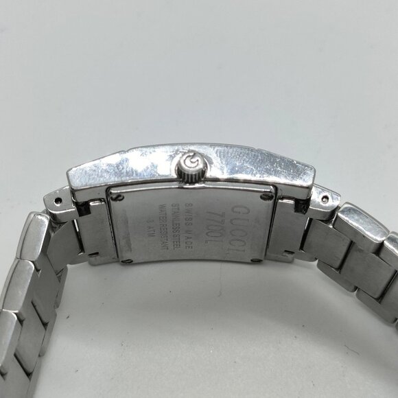 Authentic Gucci Watch 7700L 24mm Women's Whites X Silver mn156-111825 - Picture 5 of 9